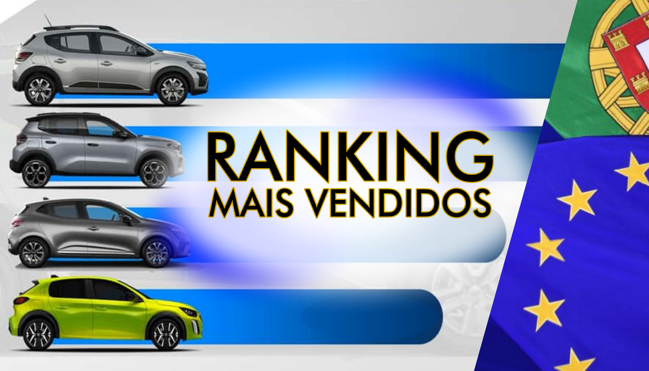 Read more about the article Carros mais vendidos em Portugal 2025 – Descubra